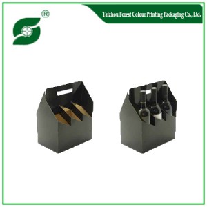 COLORED 6 PACK WINE BOTTLE HOLDER